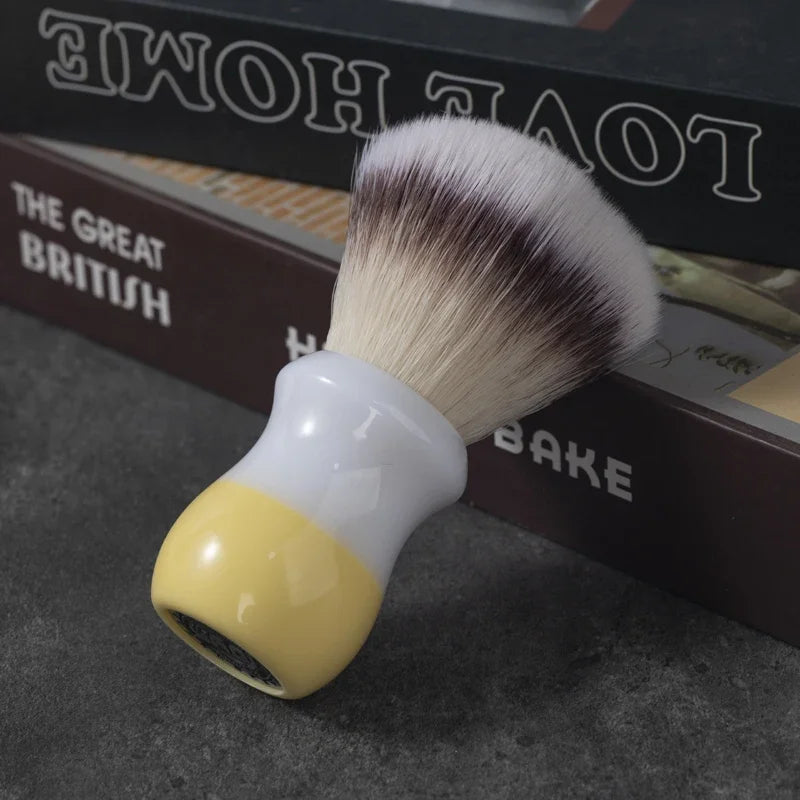YAQI Milk Tea Synthetic Wet Shaving Brush – Travel Size