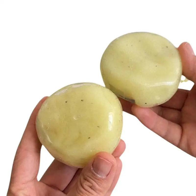 1Pc Realistic Mashed Potato Squeeze Ball Textured Sensory Fidget Toy with Crinkly Sound Stress Relief Relax Gift Oasis Select