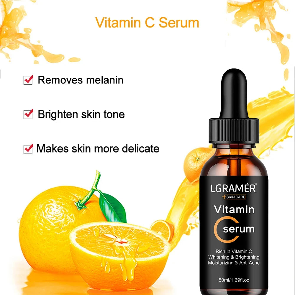 REAROYA Vitamin C Face Serum – Brighten, Firm & Minimize Pores Vitamin C Face Serum Oasis Select