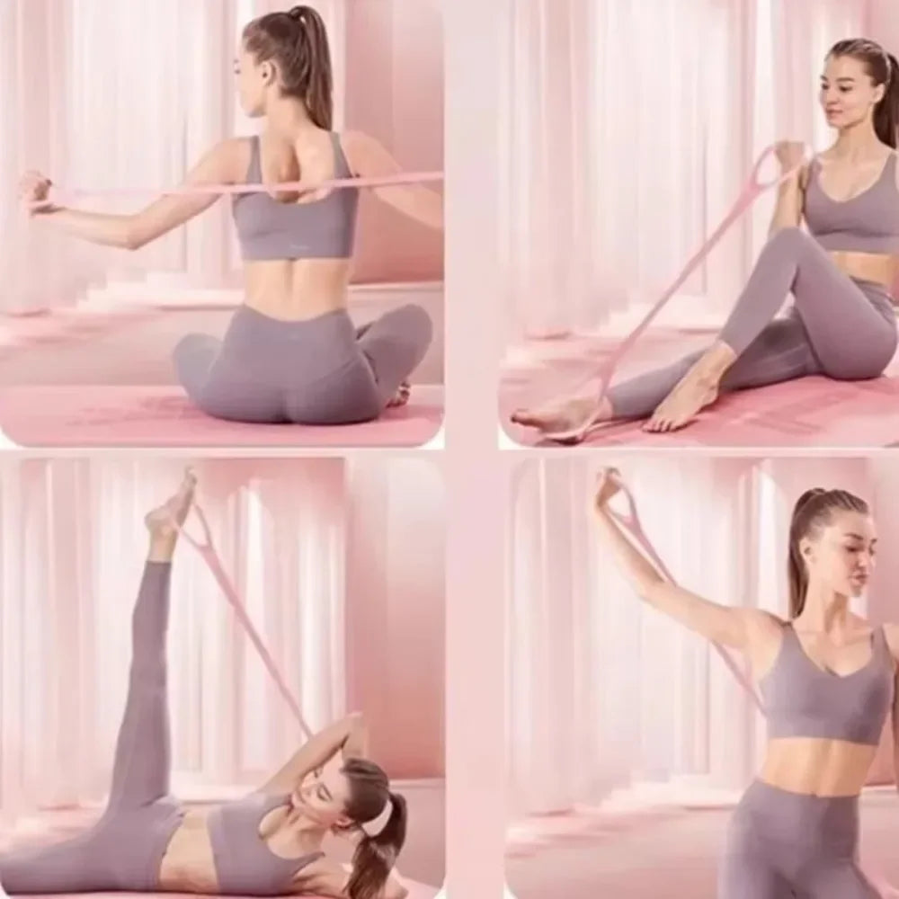 8-Shaped Resistance Band Fitness Elastic Pull Rope for Home Workout Yoga Gym Training Exercise Bands Fitness Equipment Oasis Select