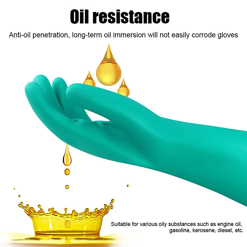 Thick Nitrile Gloves – Chemical Resistant & Waterproof, Latex Free