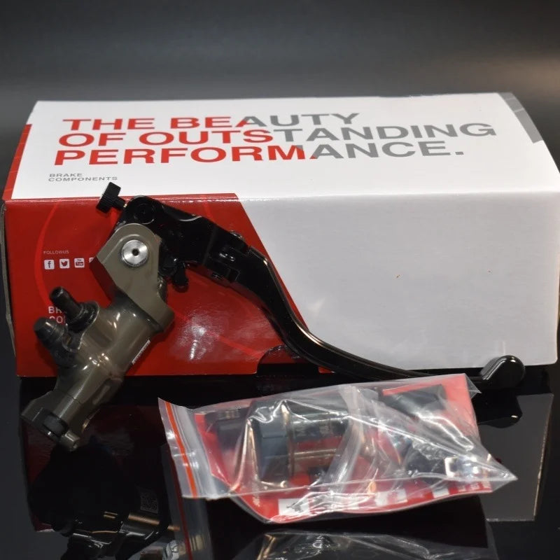 Motorcycle electric motorcycle brake modification direct push up pump CNC18MM piston factory team GP pump for 22MM handlebar Oasis Select