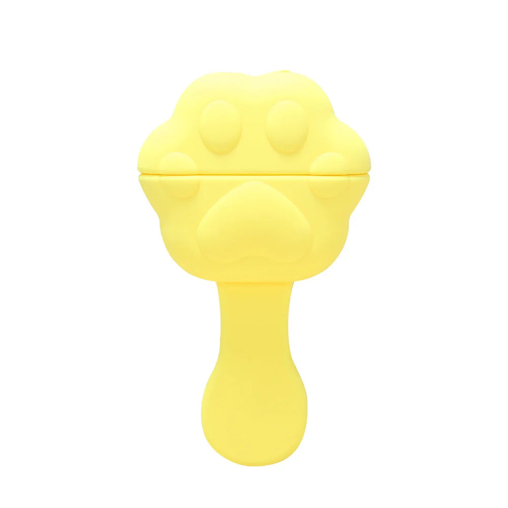 Cat Paw Ice Globe Face Massager & Contouring Mould Tool Face Massage Tool Oasis Select cat-yellow