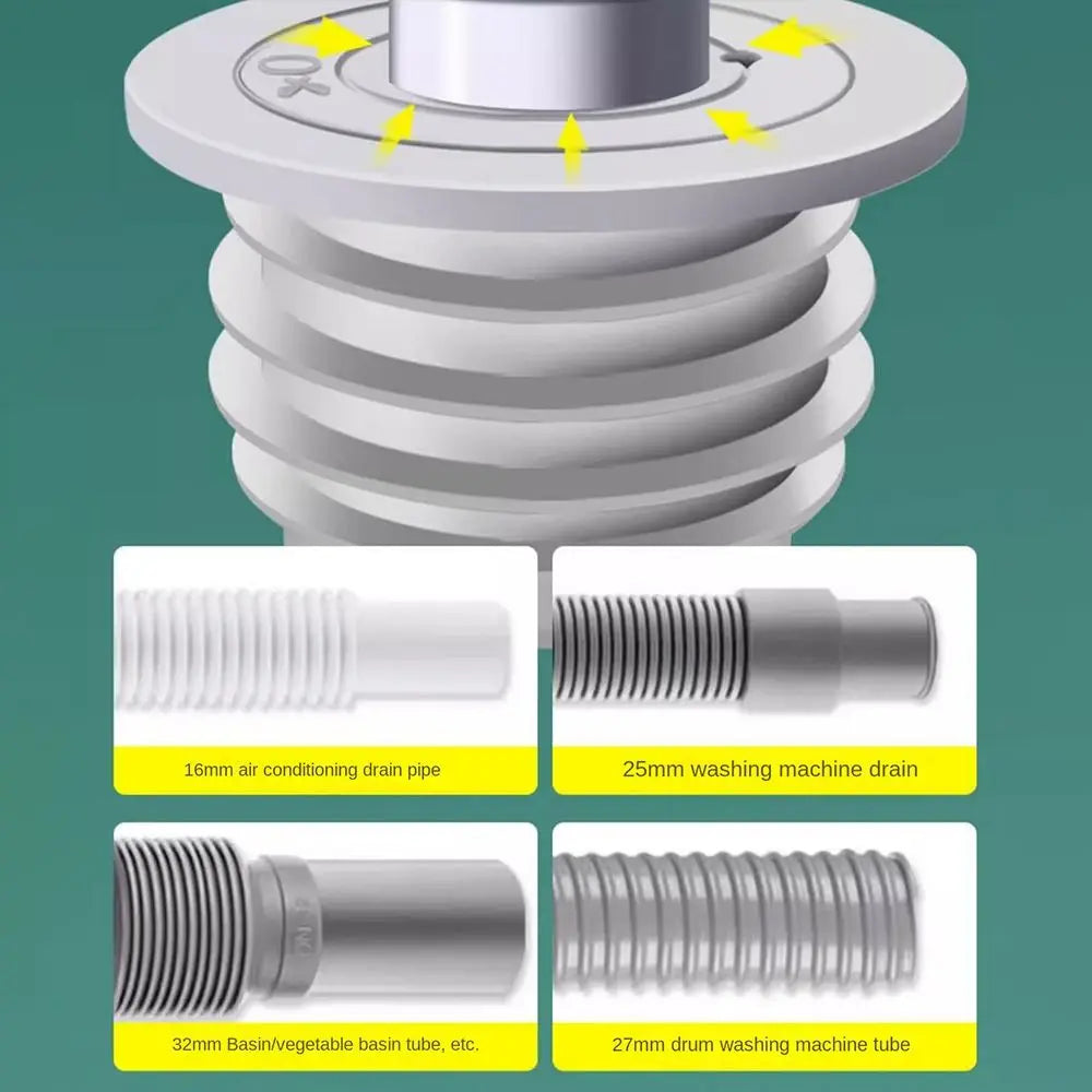 Durable Anti Odor Washbasin Floor Drain Core Shower Drainer Sewer Strainer Plug Insect Prevention Water Pipe Connector Oasis Select