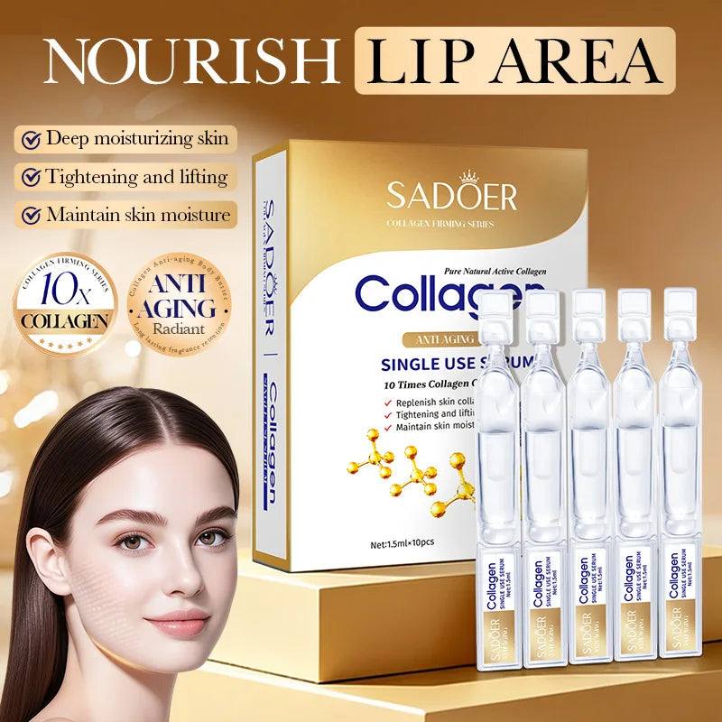SADOER Collagen Anti-Wrinkle Face Serum – 20 Vials (2 Boxes)