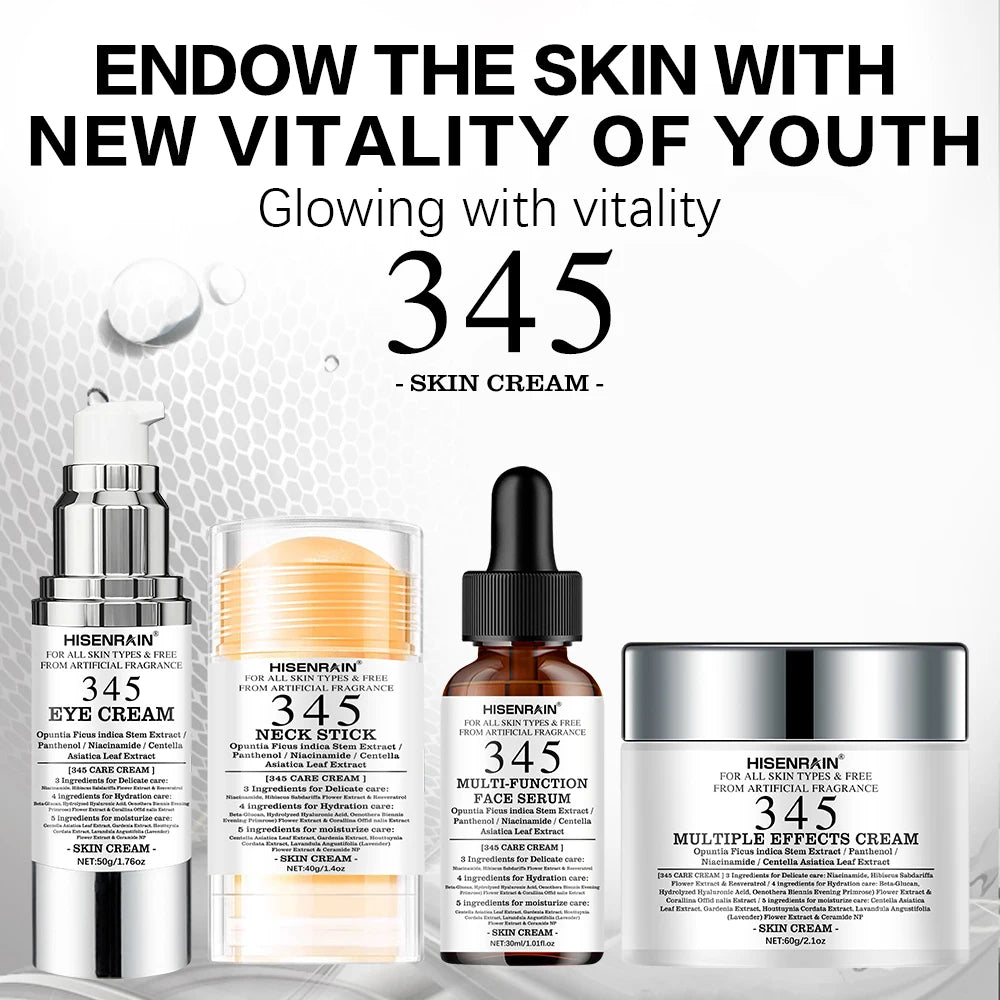 SUYARUN 4-in-1 Travel Skincare Kit – Face, Eye, Neck & Serum Set Travel Skincare Set Oasis Select