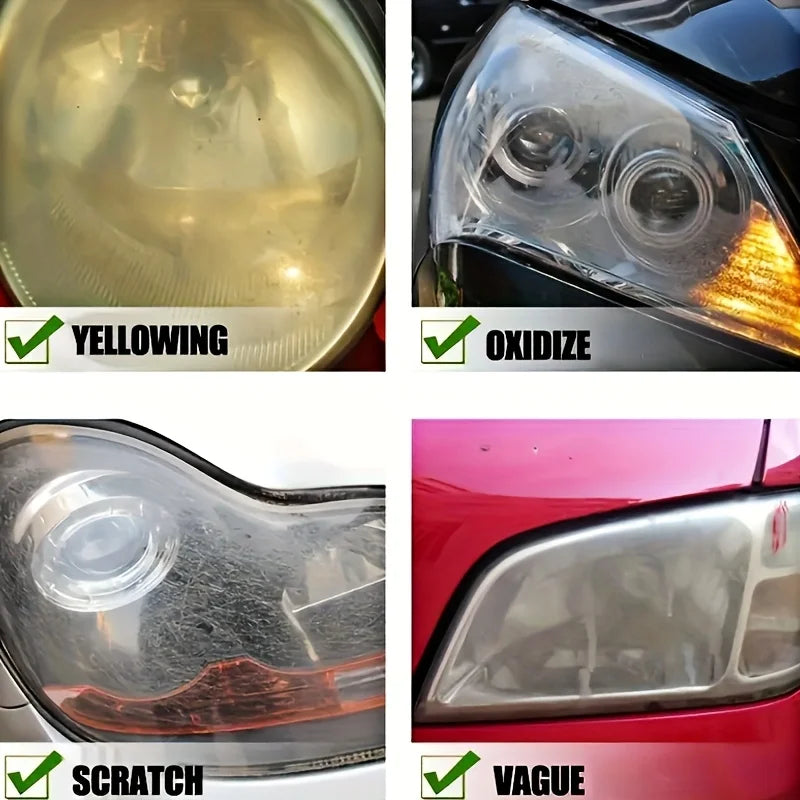 Car Headlight Restoration Kit – Crystal Coating & Clarity
