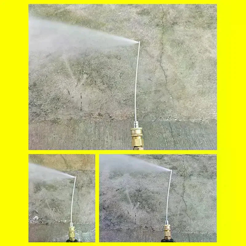 4-Piece High-Pressure Cleaning Nozzle Kit | Stainless Steel
