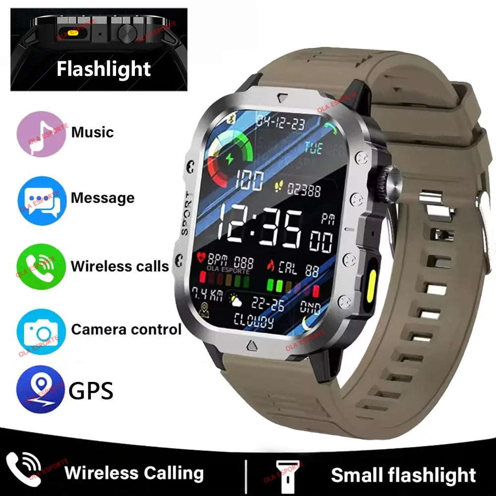 Ola Esporte GPS Smartwatch – ECG, Heart Rate & Bluetooth Call