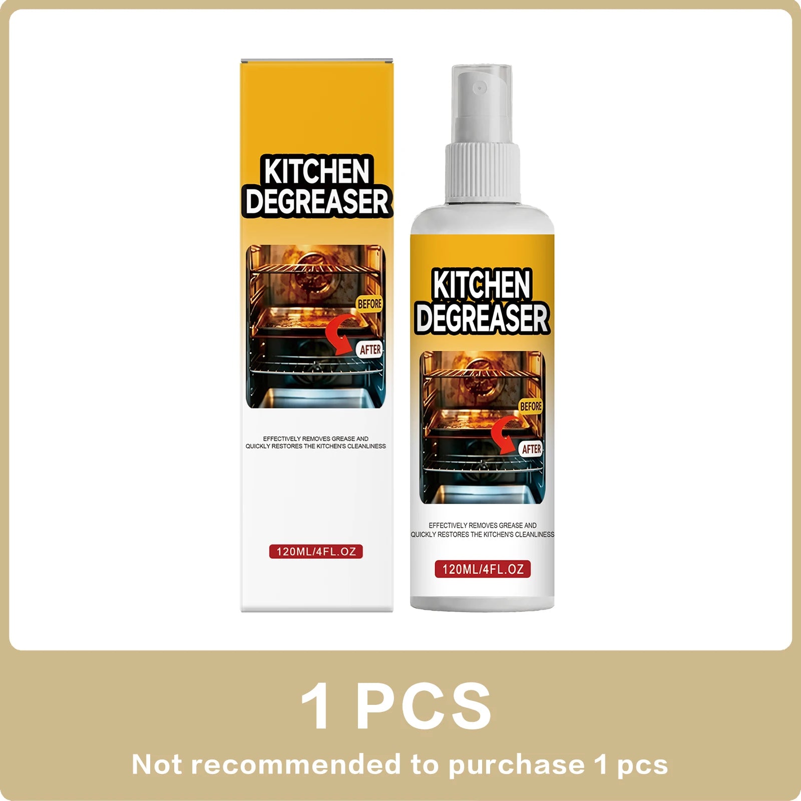 Kitchen Degreaser Spray – Cuts Grease, Grime & Burnt Carbon Kitchen Degreaser Spray Oasis Select 120ml