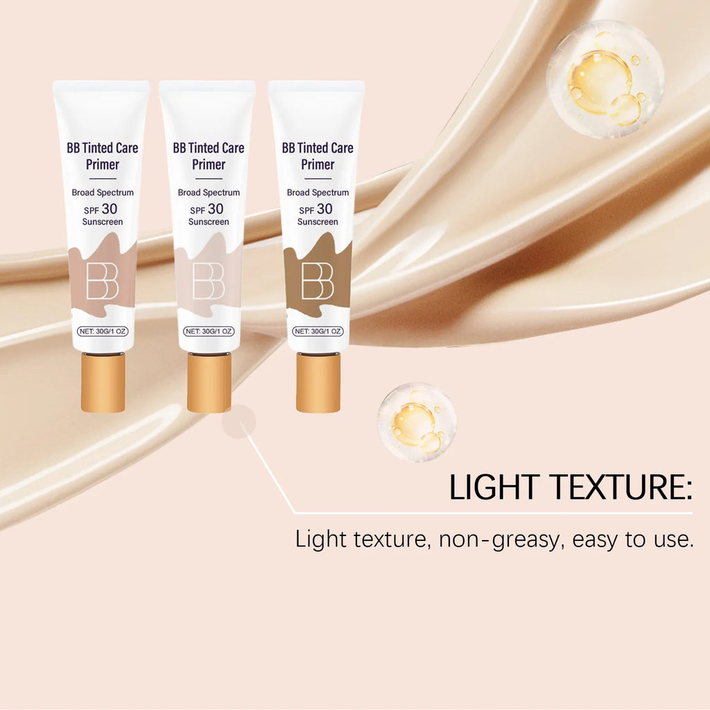 Sunscreen BB Cream Protect Sun Burn Calm Redness Balance Oil Shine Conceal Face Blemish Enhance Skin Barrier Portable Concealer Oasis Select