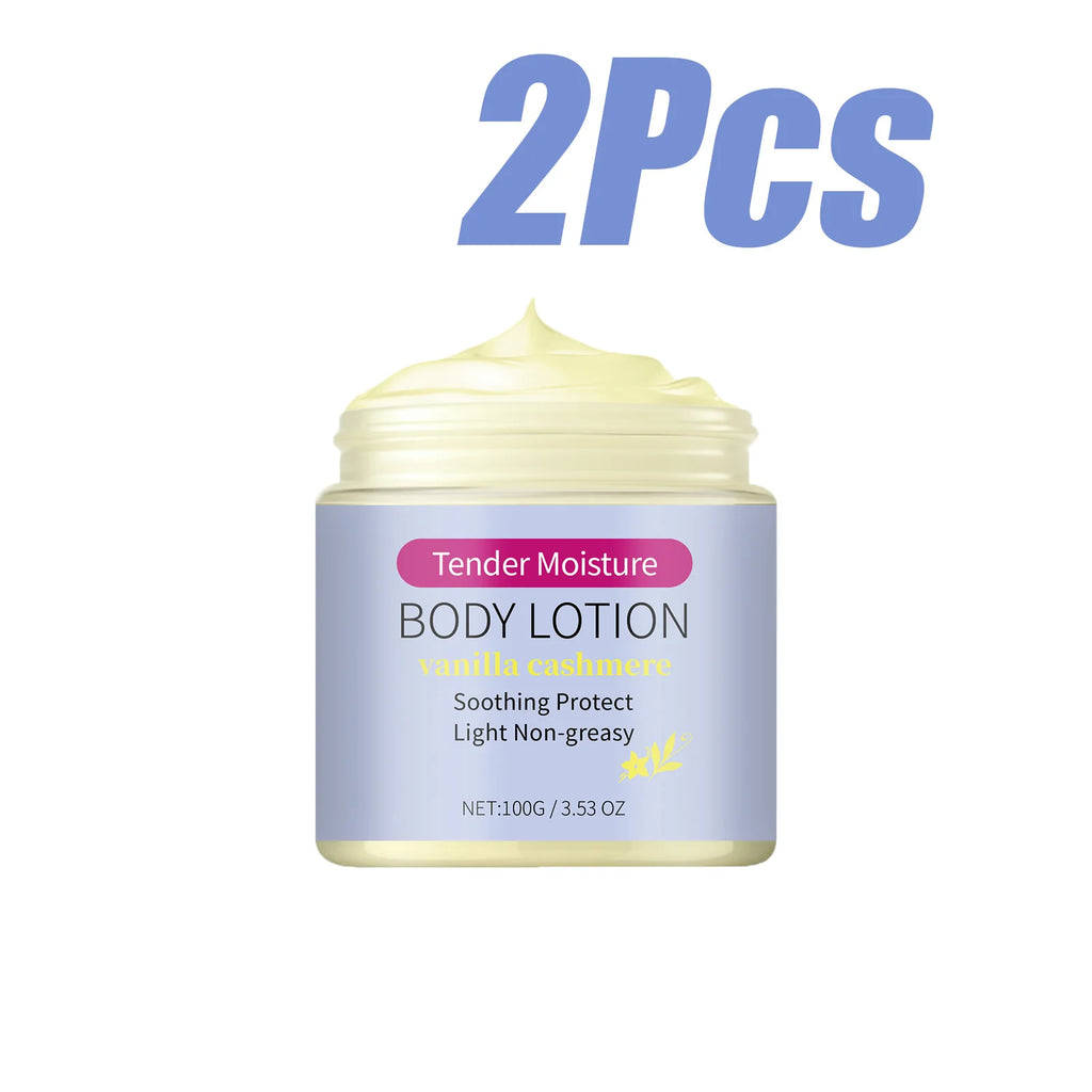 Tender Moisture Body Lotion Vanilla Cashmere Nourishing Dry Skin Care Lightweight Non-Greasy 24h Hydration for All Skin Types Oasis Select 200g Boxed