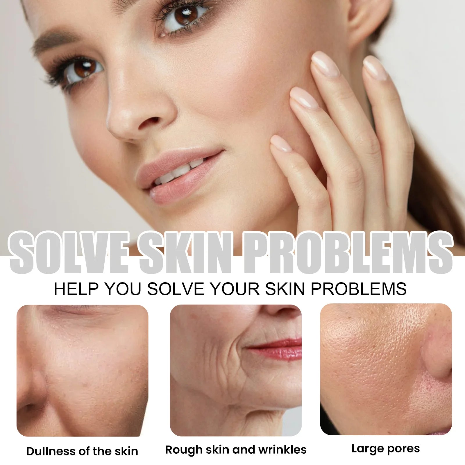 Ginseng Face Essence Wrinkles Remover Anti Aging Tightening Fading Fine Lines Brightening Moisturizing Hyaluronic Acid Serum Oasis Select