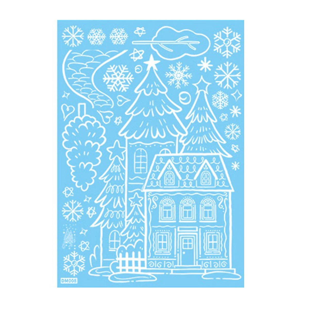 Snowman Christmas Window Clings & Removable Xmas Wall Decals Christmas Window Decals Oasis Select DM008