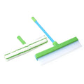 Car Silicone Squeegee & Microfiber Scrubber Cleaning Kit