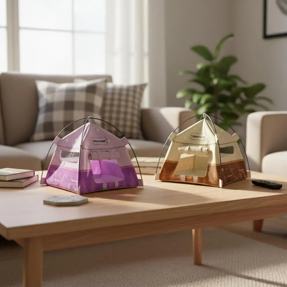1Set Camping Small Tent Model 1:12 Scale Decorative Miniature Scene Accessories Photography Props Toy Gift Oasis Select