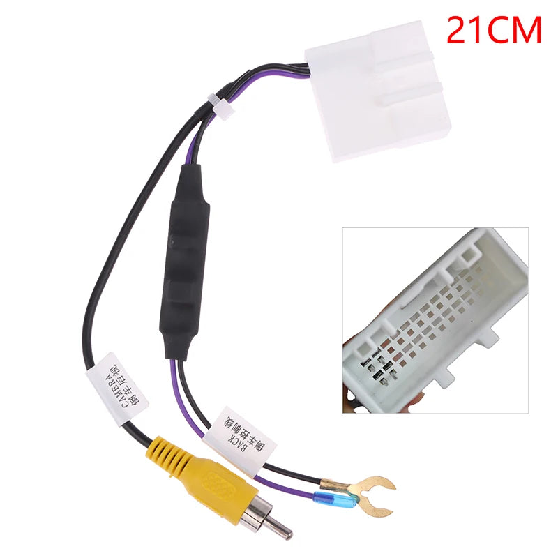 One-Piece DIY 24Pin Car Reverse Cam Video Output Cable, Auto Accessory Oasis Select Default Title