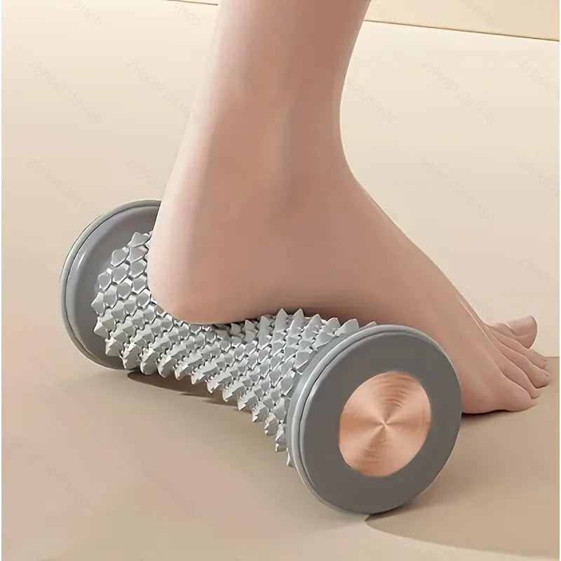 Self Massage Stress Relief Plastic Foot Massage Roller Yoga Massage Ball Plantar Fascia Roller Muscle Relaxation Manual Massager Oasis Select