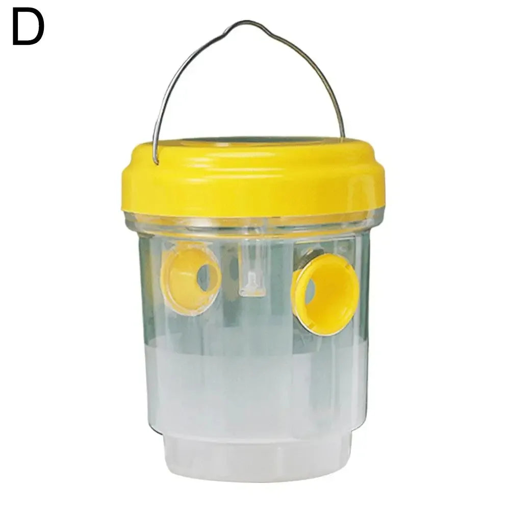 Solar Powered LED Insect Killer Mosquito Zapper Outdoor Hanging Trap Safe Non-Toxic Reusable Lamp Light Trap Pest Control Light Oasis Select MF-yellow