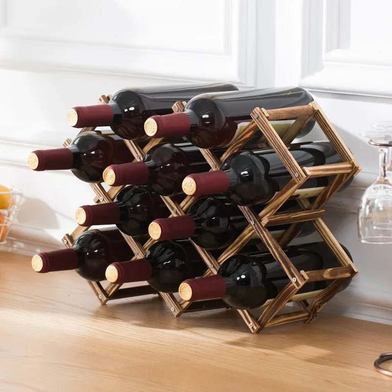 Wooden Wine Rack – Assembled Bottle Display Stand & Organizer Wine Rack Oasis Select