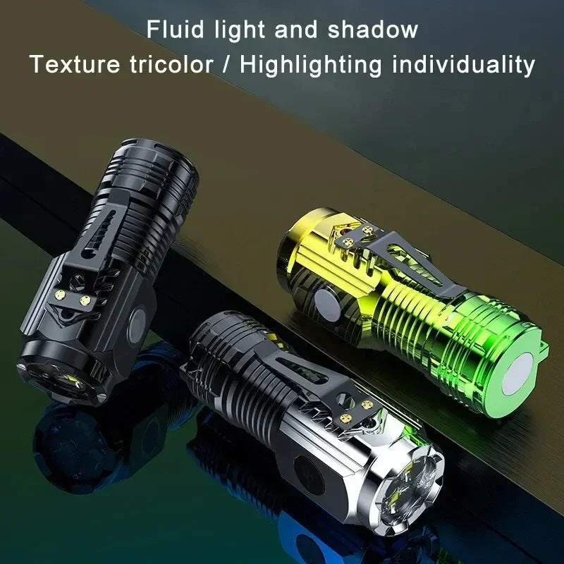 ESMARTER Mini LED Flashlight 1000 Lumen USB Rechargeable Torch