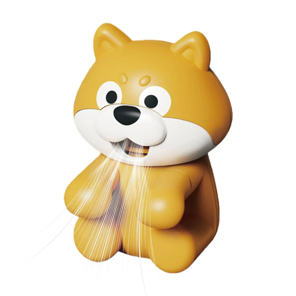 Mini Clip-On Fan Cartoon Puppy Electric Fan Hanging Cooling Tool Portable Handheld Fan Noodles Water Cooling artifact Fan Oasis Select