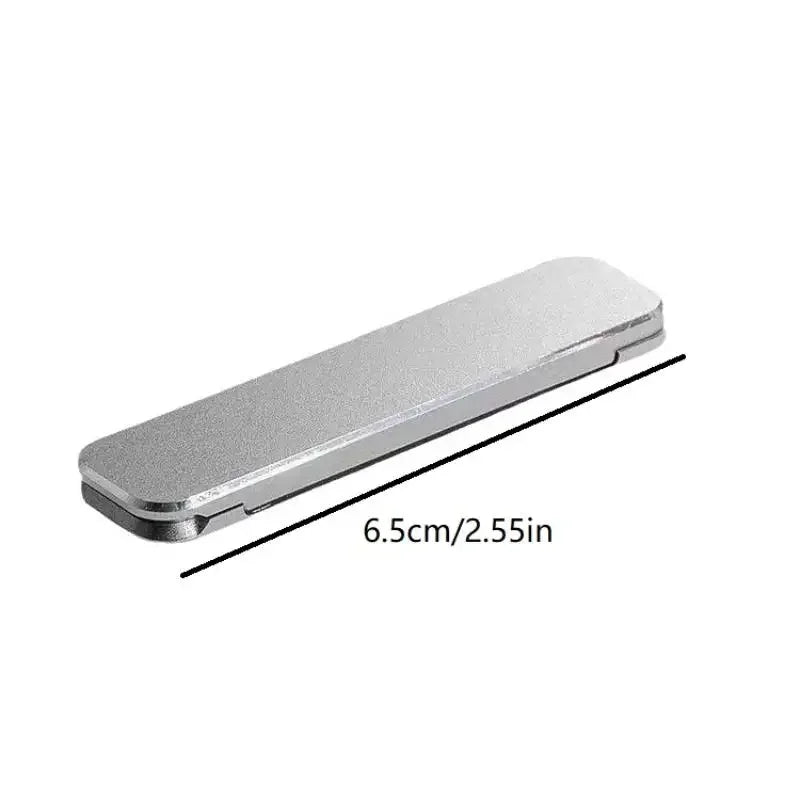 1/3PCS Mini Invisible Foldable Mobile Phone Stand Aluminum Alloy Desktop Mount Material Holder Adjustable Angle For Cellphone Oasis Select