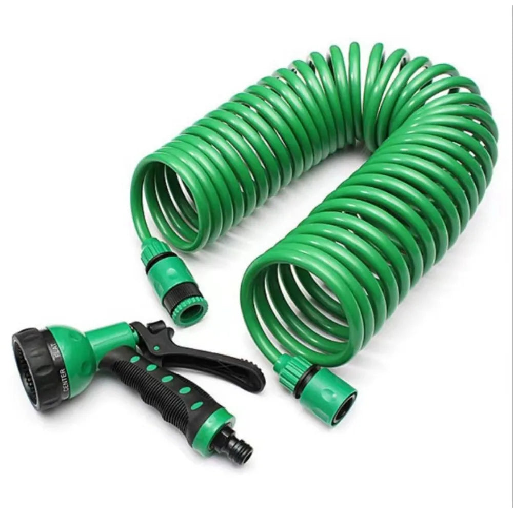 Expandable Retractable EVA Garden Hose 10/15m Portable Spring Water Pipe for Car Wash And Flower Lawn Watering Curly Magic Pipe Oasis Select 7.5m