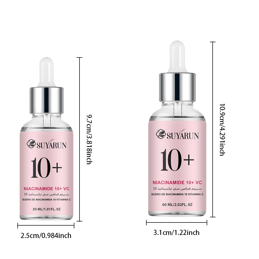 SUYARUN Niacinamide + Vitamin C Face Serum - Brightening, Anti-Aging, Dark Spot Corrector for All Skin Types. Oasis Select