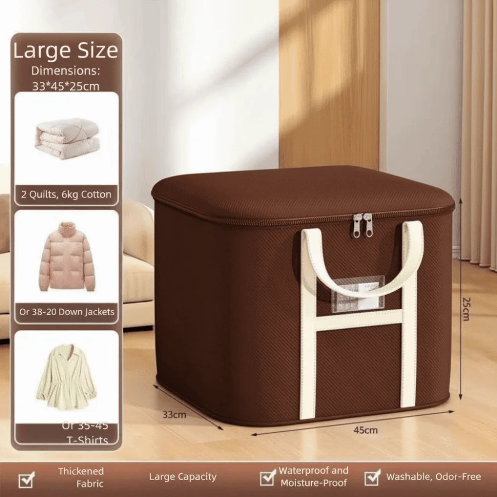 Durable Large Capacity Moving Packing Bag Multipurpose with Zipper Quilt Storage Bag Waterproof Woven Bag Packing Supplies Oasis Select L