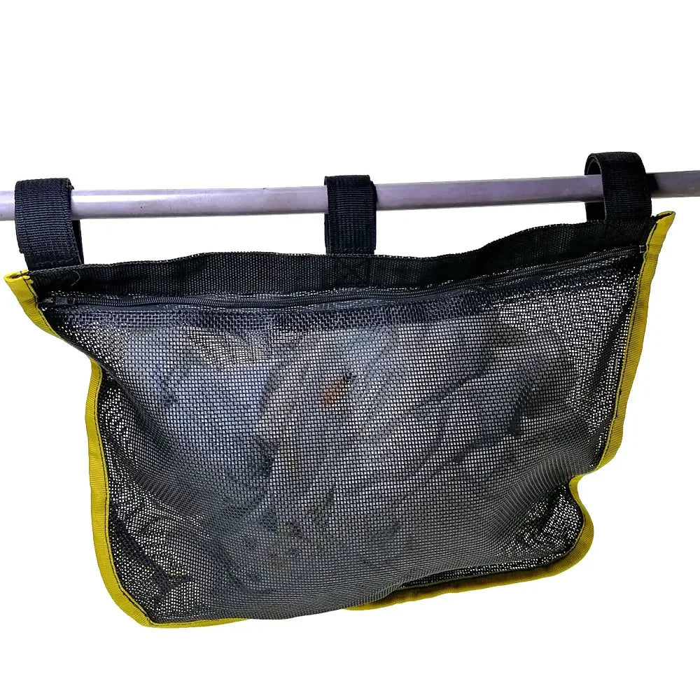 Anti-UV Boat Railing Bag Hanging Mesh Pouch Storage Bag for Kayak Marine Yacht Boat Handrail Stash Pocket Oasis Select