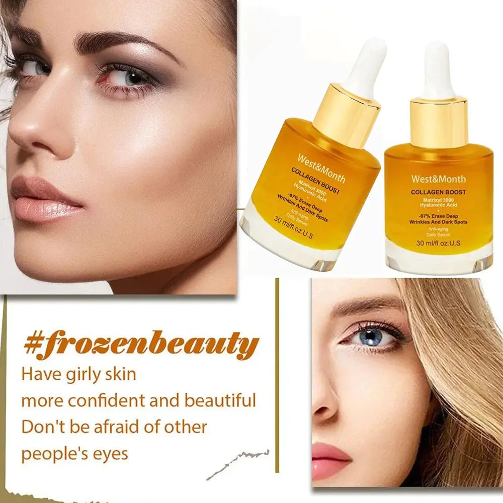 Collagen Face Serum moisturing Tightening Hydrating Smoothing nourishing Brightening face skin care product 30ml Oasis Select