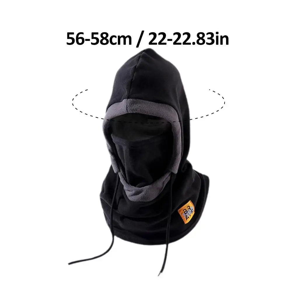 Riding Winter Warm Hat with Mask and Neck Warmer 3-in-1 Windproof Balaclava for Men and Women Cycling Cold Weather Protection Oasis Select