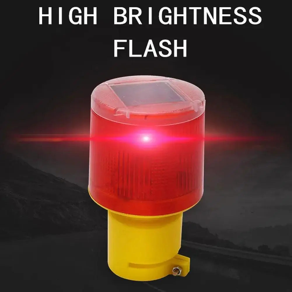 Solar LED Emergency Light Solar Traffic Tower Crane Warning Light LED Bulb Lamp For Construction Site Harbor Road Marine Lamp Oasis Select