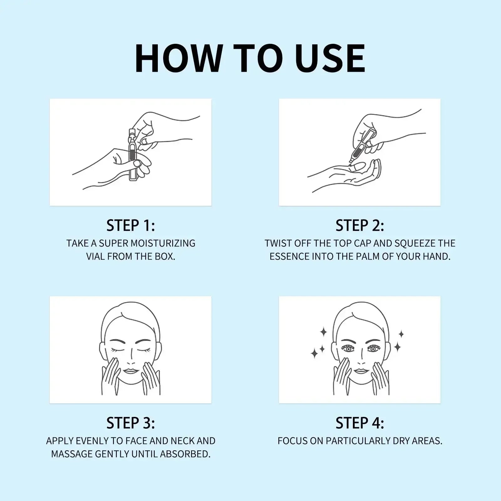 Hyaluronic Acid Face Serum – 3D Moisturizing Lifting Essence