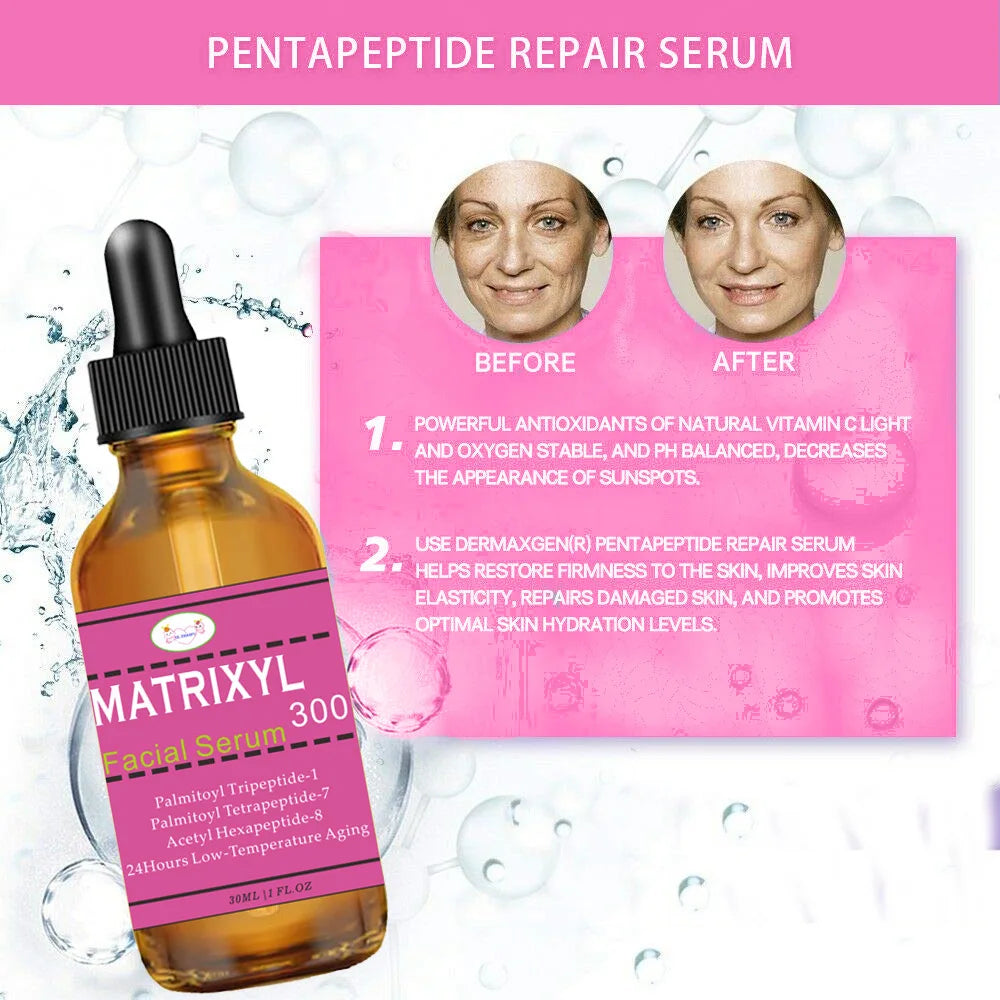 Matrixyl 3000, Hyaluronic Acid & Vitamin C Face Serum 2-Pack Face Serum Set Oasis Select