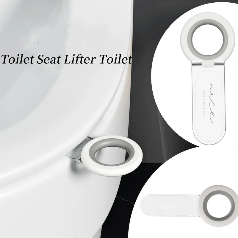 Multifunction Toilet Lid Lifter Handle Pot Seat Lifter Avoid Touching Toilet Lid Fashionable Ring Seat Lifter For WC Accessories Oasis Select
