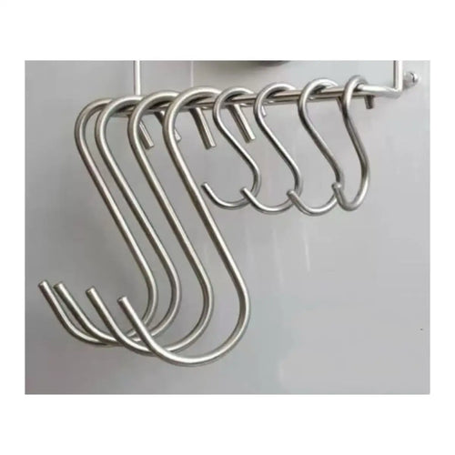 10 pcs Stainless steel S shaped hook Large hook S hook, multi purpose S shaped hook metal S-hook hook for kitchen and bathroom Oasis Select