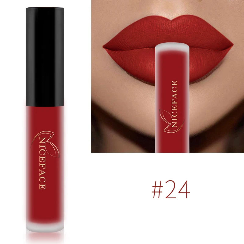 QiBest Matte Liquid Lipstick – Waterproof Long-Lasting Lip Gloss