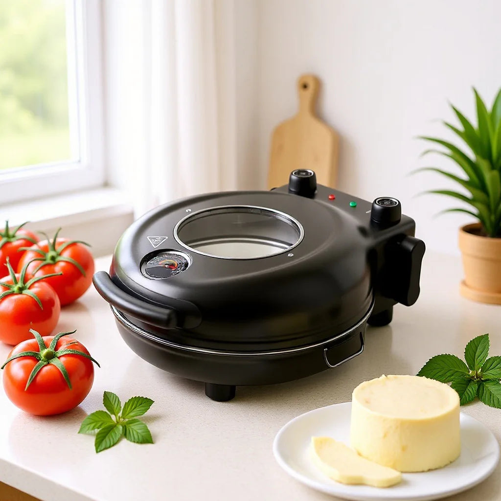 2026 new pizza machine heating electric baking pan household pizza oven grilling machine oven Oasis Select