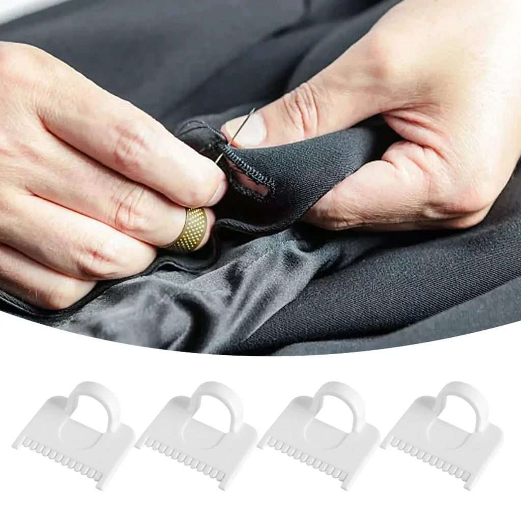 Edge lock and sewing gauge Seam Guide Ruler 4 Pcs Needle Gauge Lockranding Tool Finger Protector Quilting Supplies for Precision Oasis Select