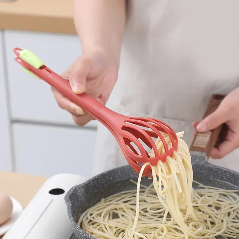 Multifunctional Egg Beater Egg Milk Whisk Pasta Tongs Food Clips Mixer Manual Stirrer Kichen Cream Bake Tool Kitchen Accessory Oasis Select