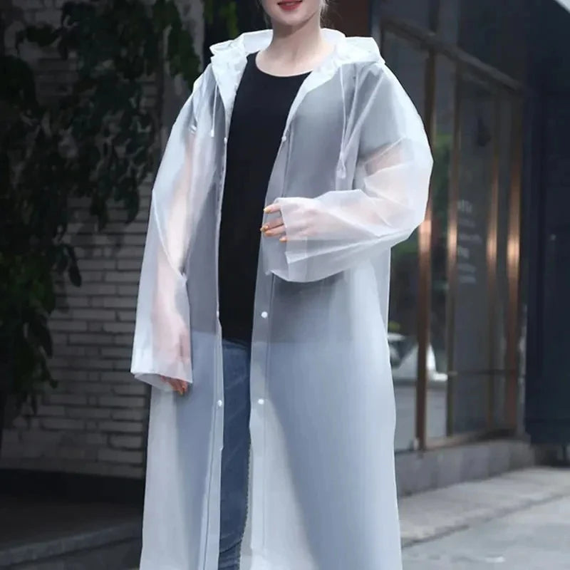 Reusable Thickened Waterproof Raincoat For Adults Suitable For Outdoor Travel And Mountaineering Universal One-Piece raincoat. Oasis Select