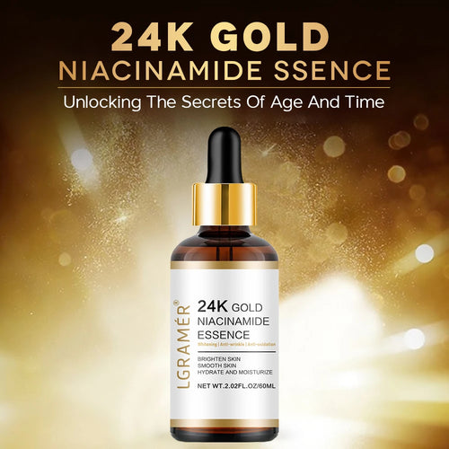 24k Gold Nicotinamide Hyaluronic Acid Nicotinamide Facial Essence Anti-aging Facial Collagen Essence Skin Care Whitening Essence Oasis Select