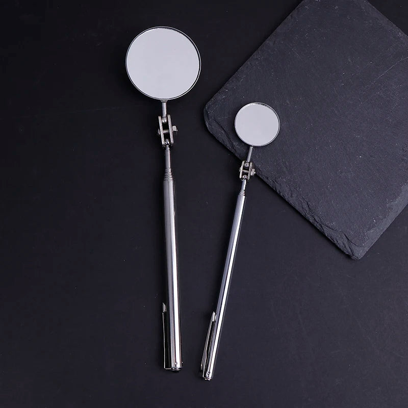 Portable 30/50MM Car Angle Observation Pen Car Telescopic Detection Lens Inspection Round Mirrorcar Inspection Mirror Oasis Select