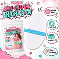 10Pcs Invisible Anti-Chafing Thigh Bands Transparent Soft Anti-Friction Leg Patches for Women Daily Wear Running Gym Oasis Select 10pcs