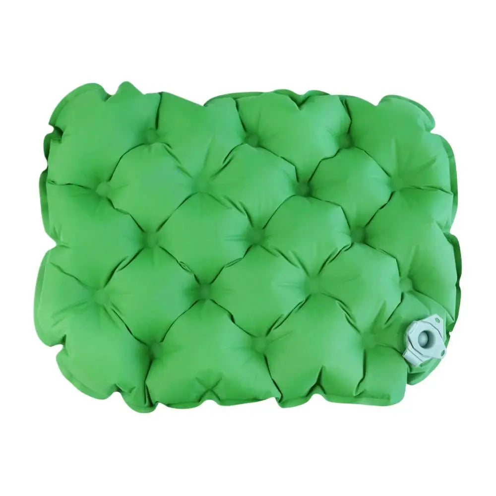 Portable Inflatable Seat Cushion Outdoor Camping Air Cushion Lightweight Travel Moisture Waterproof Anti Pressure Ulcer Air Mat Oasis Select Green