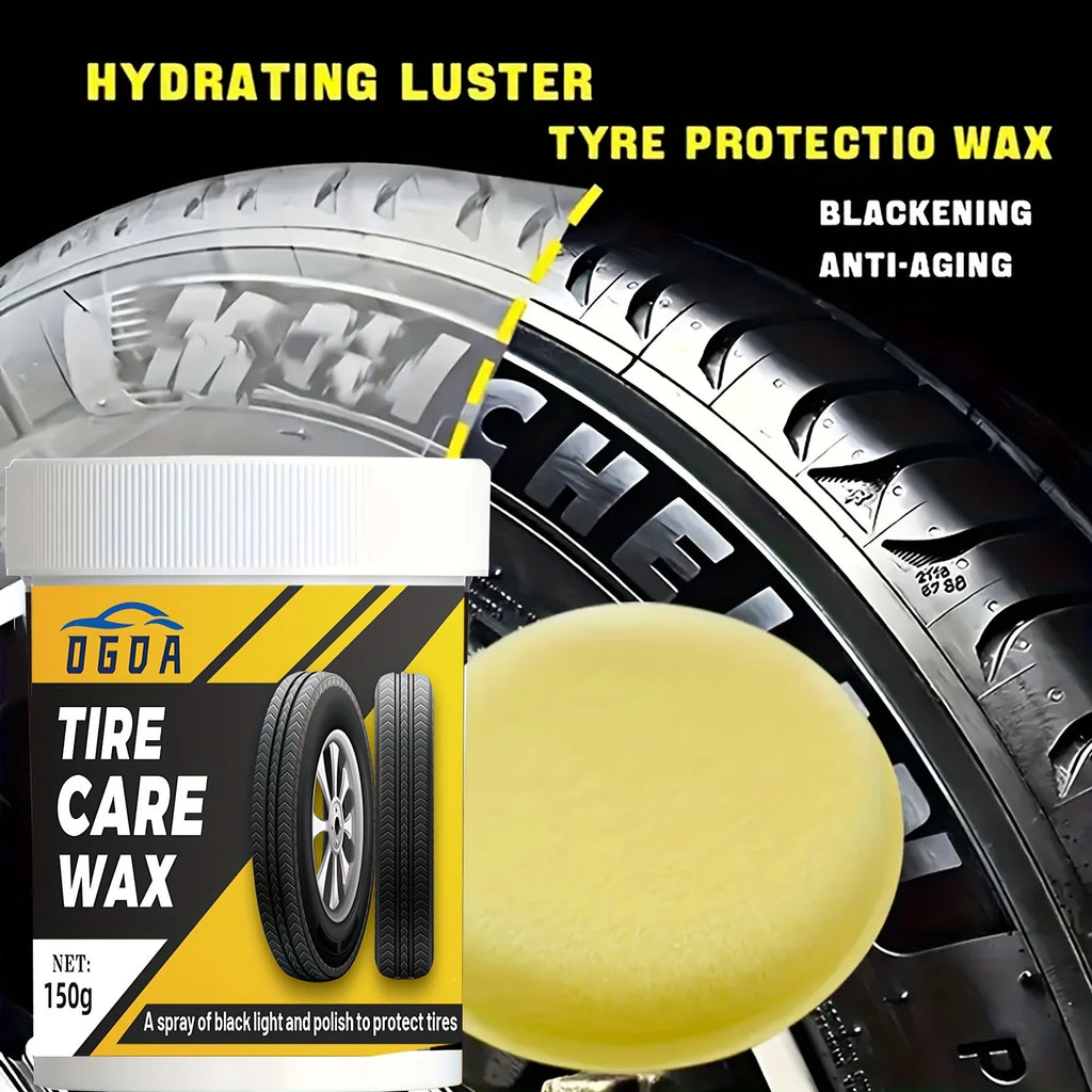 Black Tire Shine Paste – Restores Color & Prevents Cracking