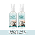 Active Catnip Spray for Cats Relieves Stress, Calming, Enhance Pet Vitality, Kitten Behaviour Spray Cats’ Fun Edible Mint Spary Oasis Select 60ML X 2