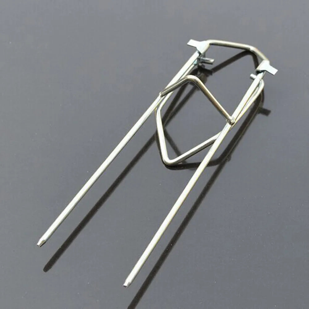 Adjustable Metal Fishing Rod Rest Bracket & Pole Stand Fishing Rod Rest Oasis Select Silver